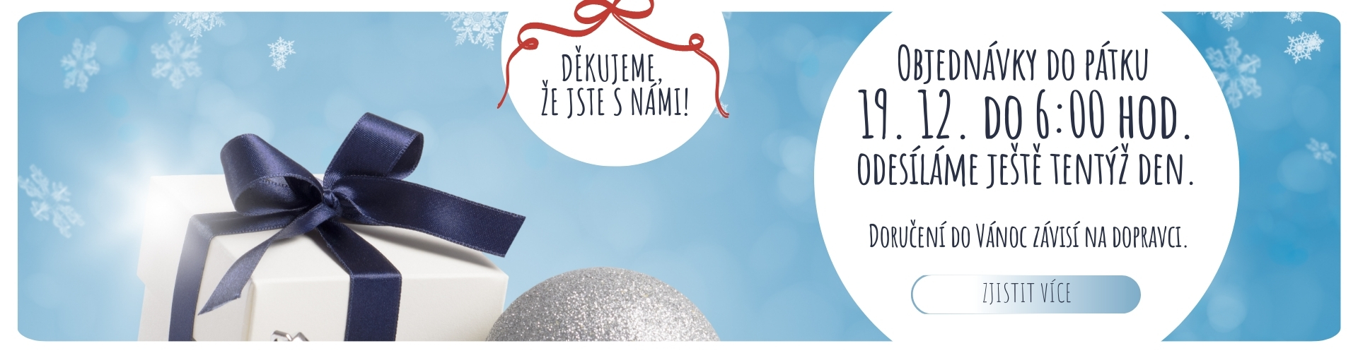 🎄 PROVOZ E-SHOPU BĚHEM VÁNOČNÍCH SVÁTKŮ