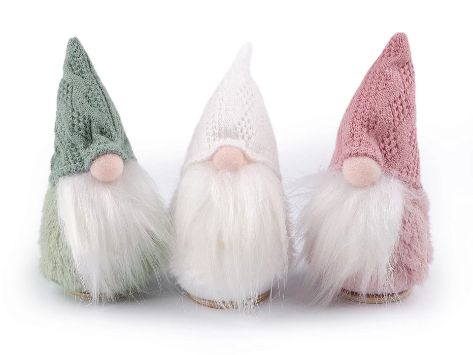 Vánoční dekorace skřítek 12 cm