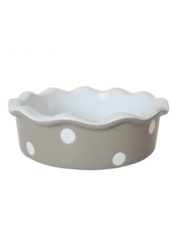 Keramická forma na koláč šedá 12 cm