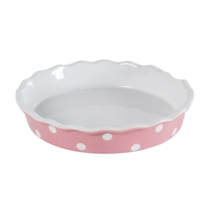 Keramická forma na koláč – růžová 27 cm