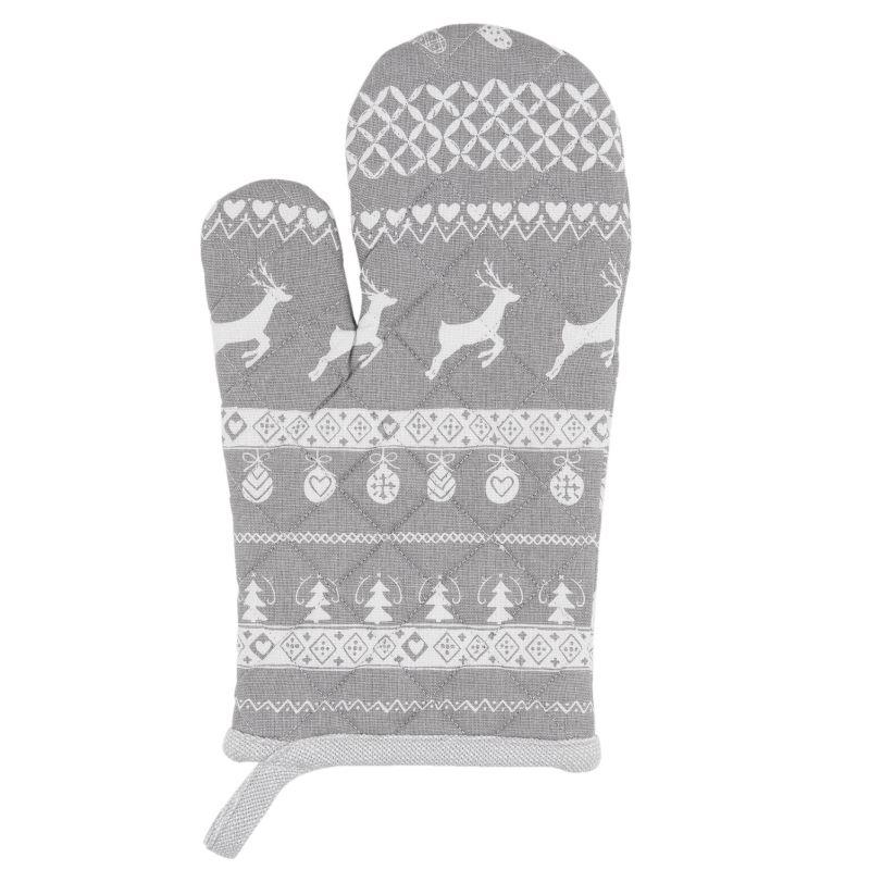 Chňapka Nordic Grey šedá 16 x 30 cm