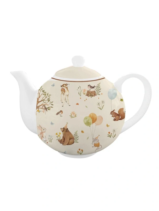 Porcelánová čajová konvice Forest Party 1000 ml