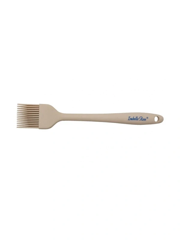Silikonová kuchyňská mašlovačka béžová 21 cm