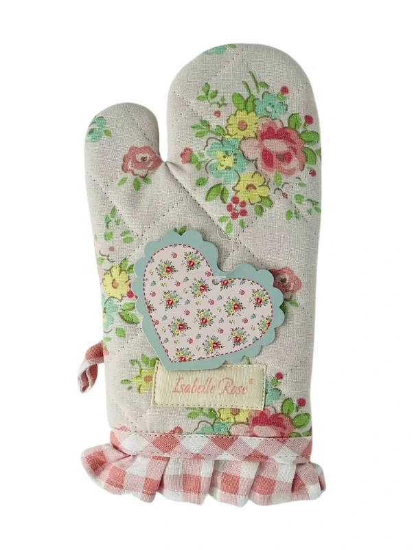 Dětská bavlněná chňapka Abby růžová 13 × 23 cm