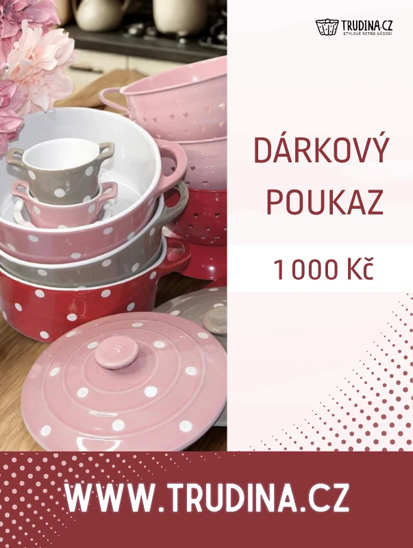Dárkový poukaz 1000 Kč | Trudina.cz