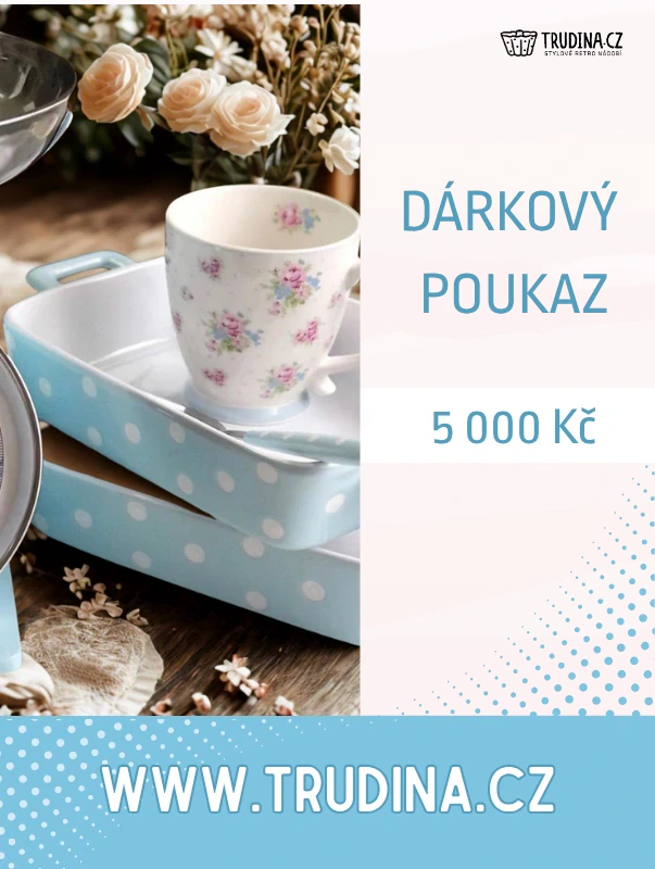 Dárkový poukaz 5000 Kč | Trudina.cz