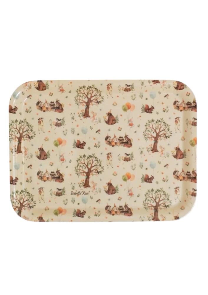 Melaminový tác Forest Party 33×25 cm