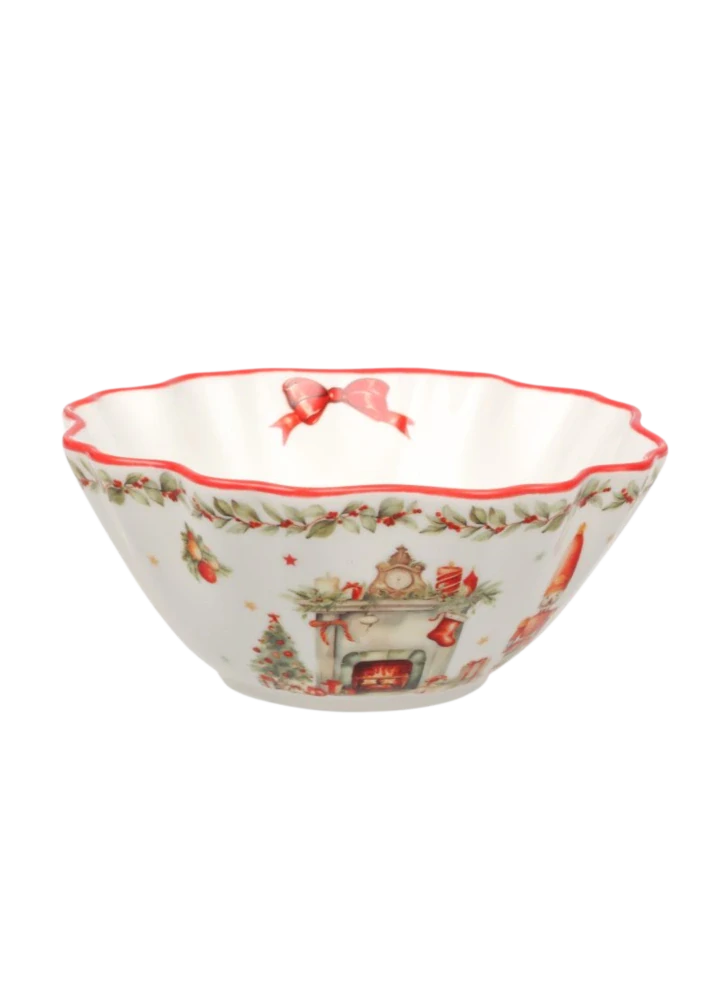 Vánoční porcelánová miska Vintage Christmas 12 cm