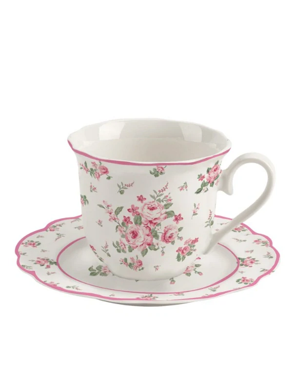 Porcelánový šálek s podšálkem Bella 300 ml