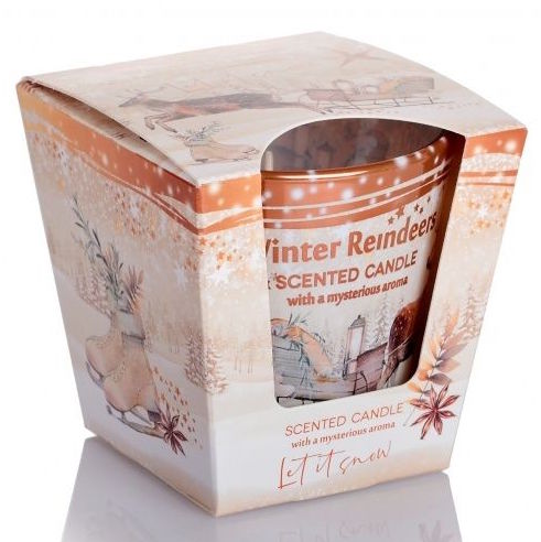 Vonná svíčka ve skle vánoční WINTER REINDEERS 115 g