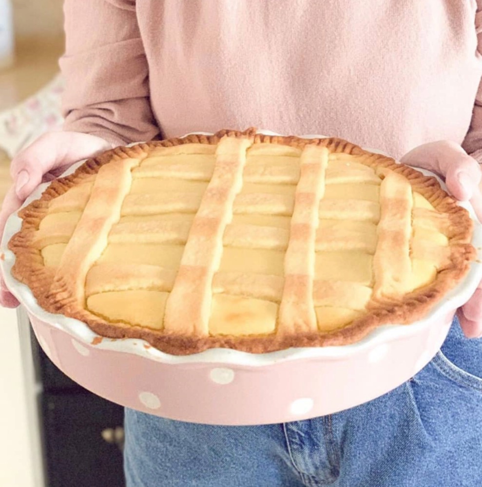 Keramická forma na koláč – růžová 27 cm