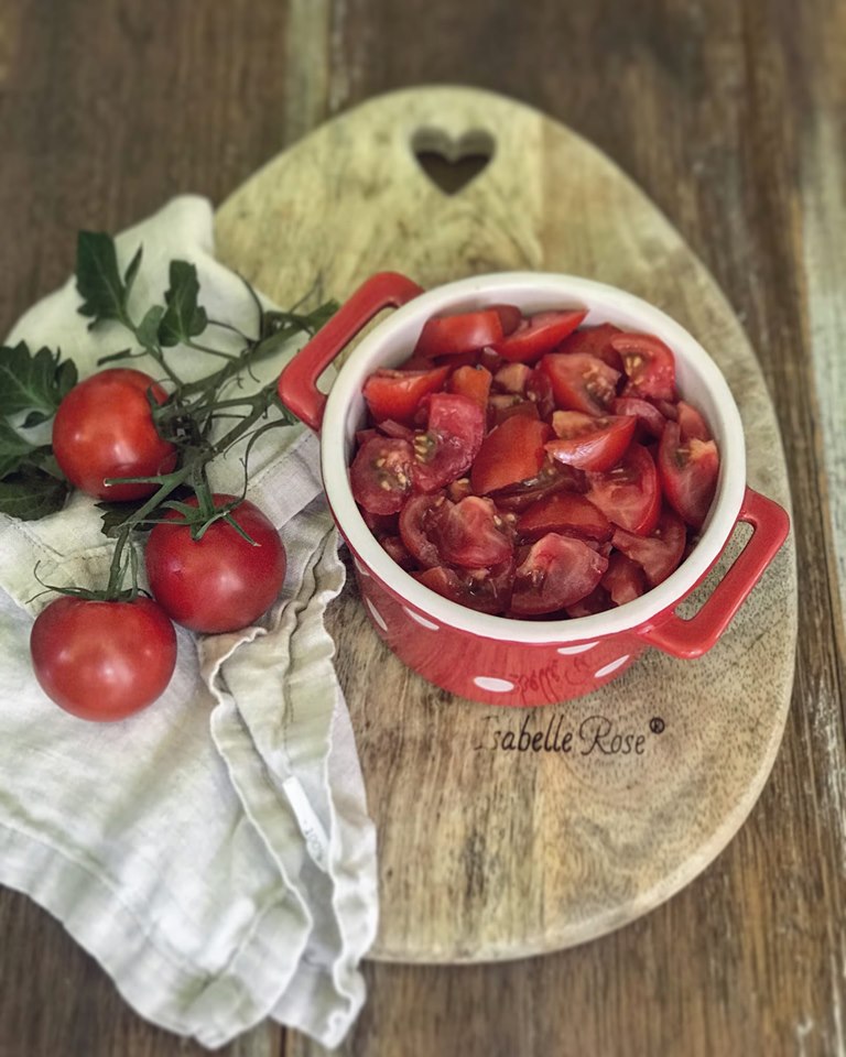 Keramická zapékací miska s uchy – červená 550 ml