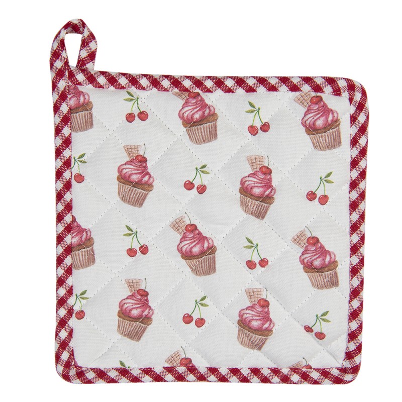 Podložka pod hrnec nebo chňapka Cherry Cupcakes 20 × 20 cm