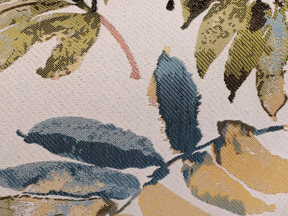 Povlak na polštář oboustranný s listy 30 × 50 cm | Stylové doplňky domova
