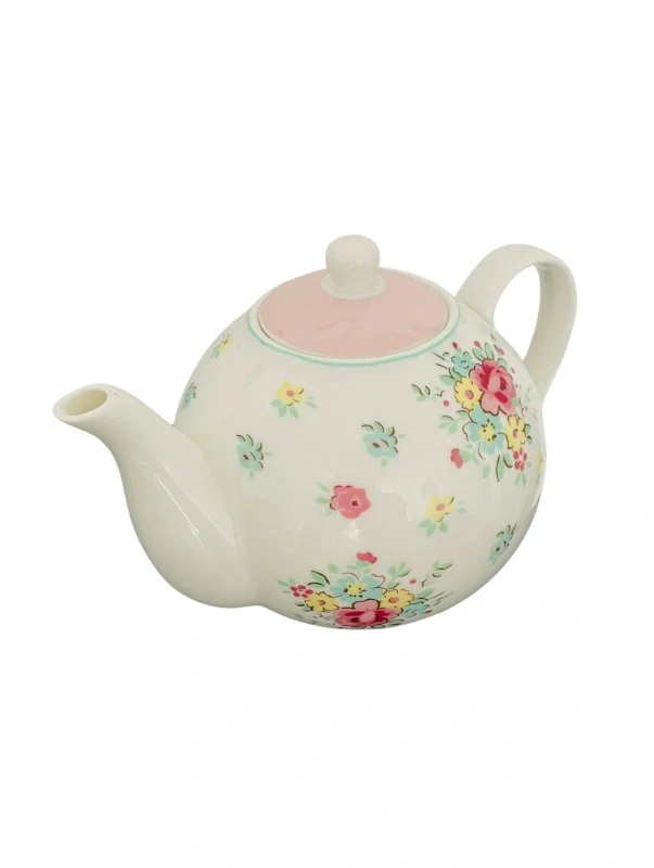 Porcelánová čajová konvice bílá Abby 1 000 ml