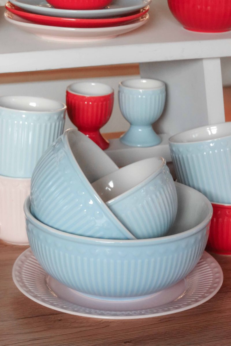 Porcelánová miska modrá velká 17 cm 