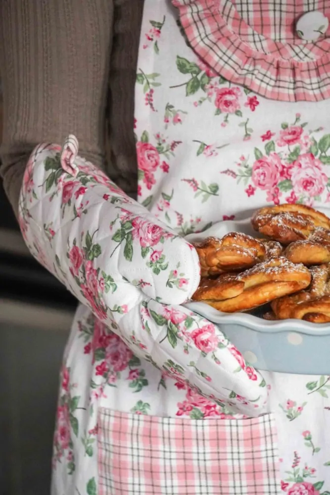 Bavlněná chňapka Bella white 16 × 30 cm 