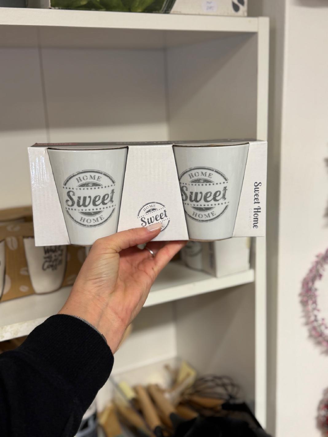Sada 2 ks hrnků porcelánových