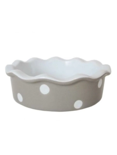 Keramická forma na koláč šedá 12 cm