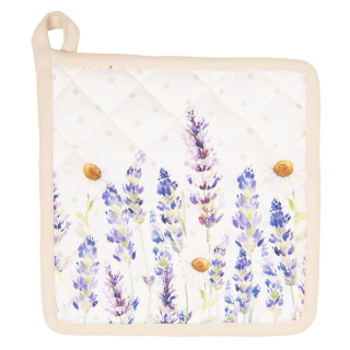 Bavlněná podložka pod hrnec nebo chňapka LAVENDER FIELDS 20 × 20 cm