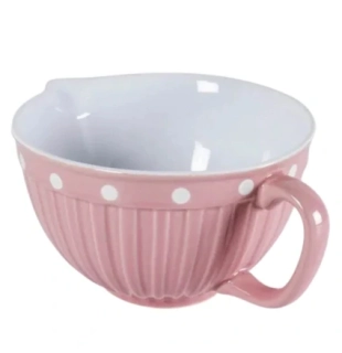Keramická zadělávací mísa – růžová 22 cm