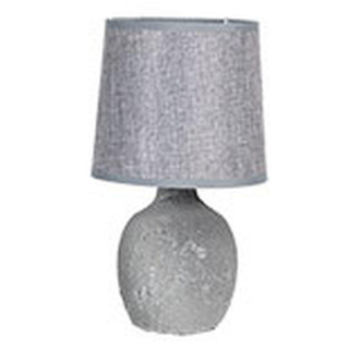 Stolní lampa keramika šedá Ø 15 × 26 cm