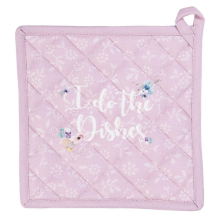 Podložka pod hrnec nebo chňapka YOU DO DISHES růžová 20 × 20 cm