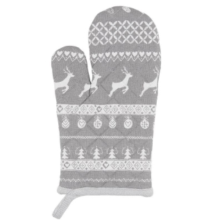 Chňapka Nordic Grey šedá 16 x 30 cm