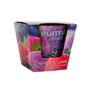 Vonná svíčka ve skle Berries Ice Cream 115 g