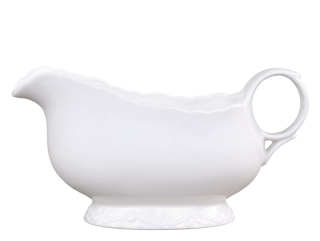 Porcelánový omáčník bílý Provence 410 ml