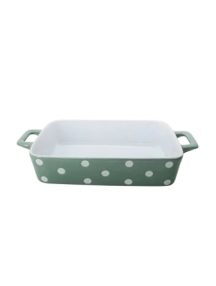 Keramická zapékací mísa šalvěj s puntíky 29 cm