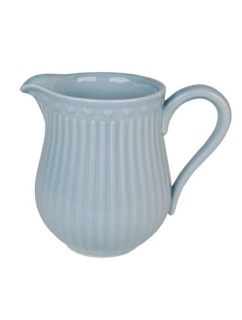 Porcelánový džbánek na mléko pastelově modrý 