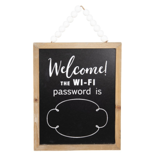 Tabule na křídu “WIFI password” 25 × 26 cm