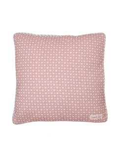 Růžový polštář s výplní LOVE 40 × 40 cm 