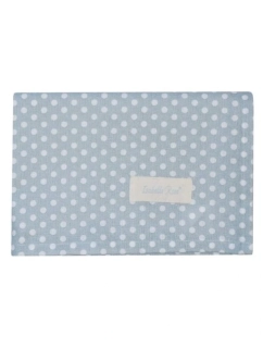 Kuchyňská utěrka bavlněná modrá s puntíky 50 × 70 cm