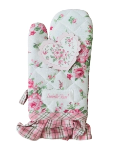 Dětská bavlněná chňapka Bella White 13 × 23 cm 